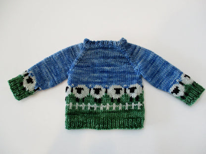 Sheepish Little Sweater knitting pattern
