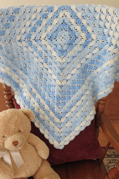 Shell Stitch Baby Blanket Crochet Pattern