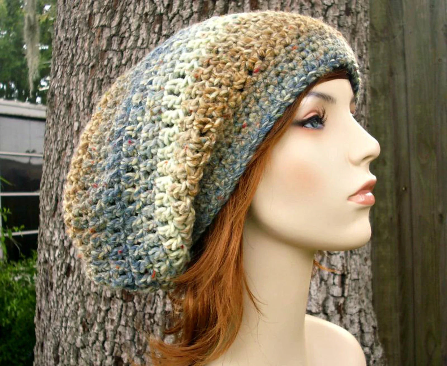 Slouchy Beanie Hat Crochet Pattern