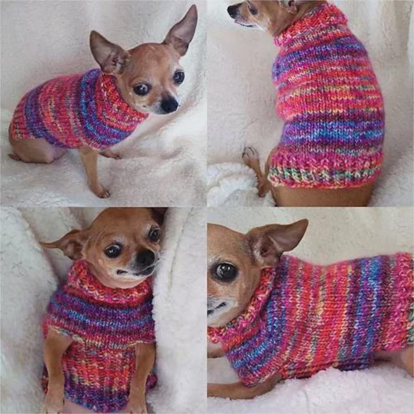 Small Dog Sweater Knitting Pattern