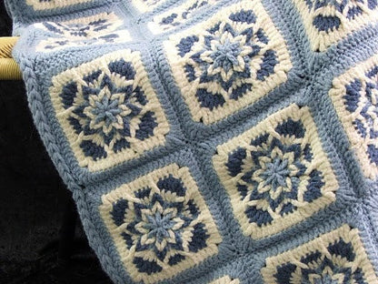Star Motifs Afghan Crochet Pattern