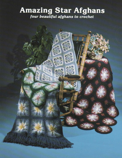 Star Motifs Afghan Crochet Pattern
