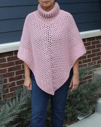 Textured Crochet Poncho Pattern