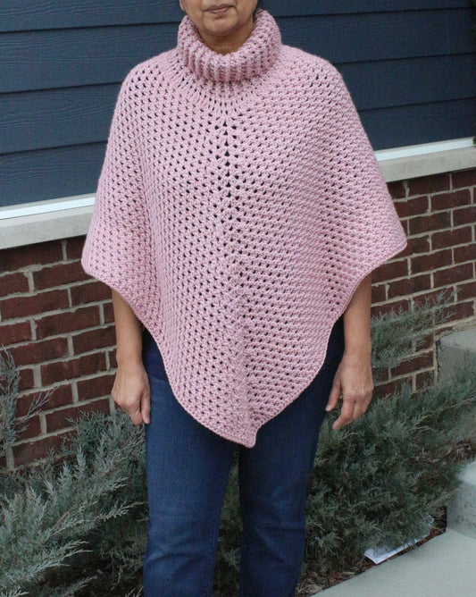 Textured Crochet Poncho Pattern