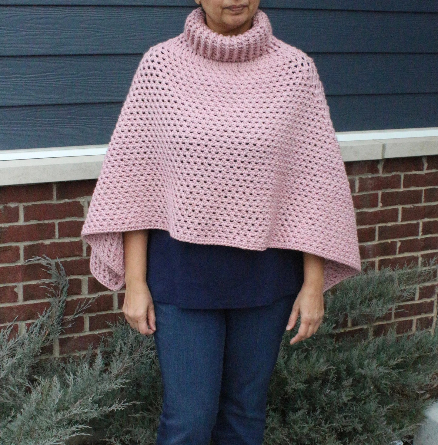 Textured Crochet Poncho Pattern