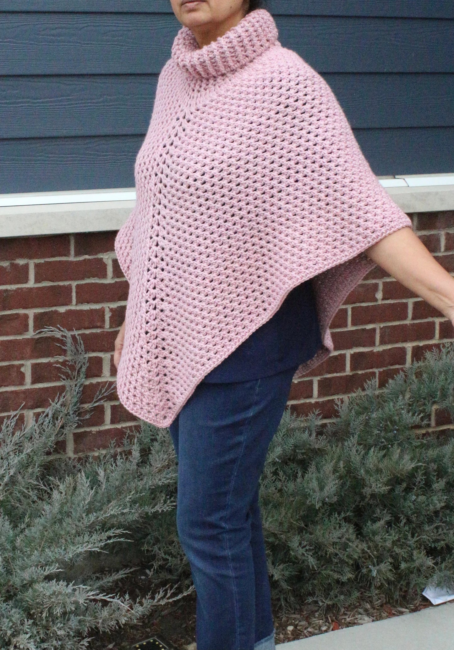 Textured Crochet Poncho Pattern