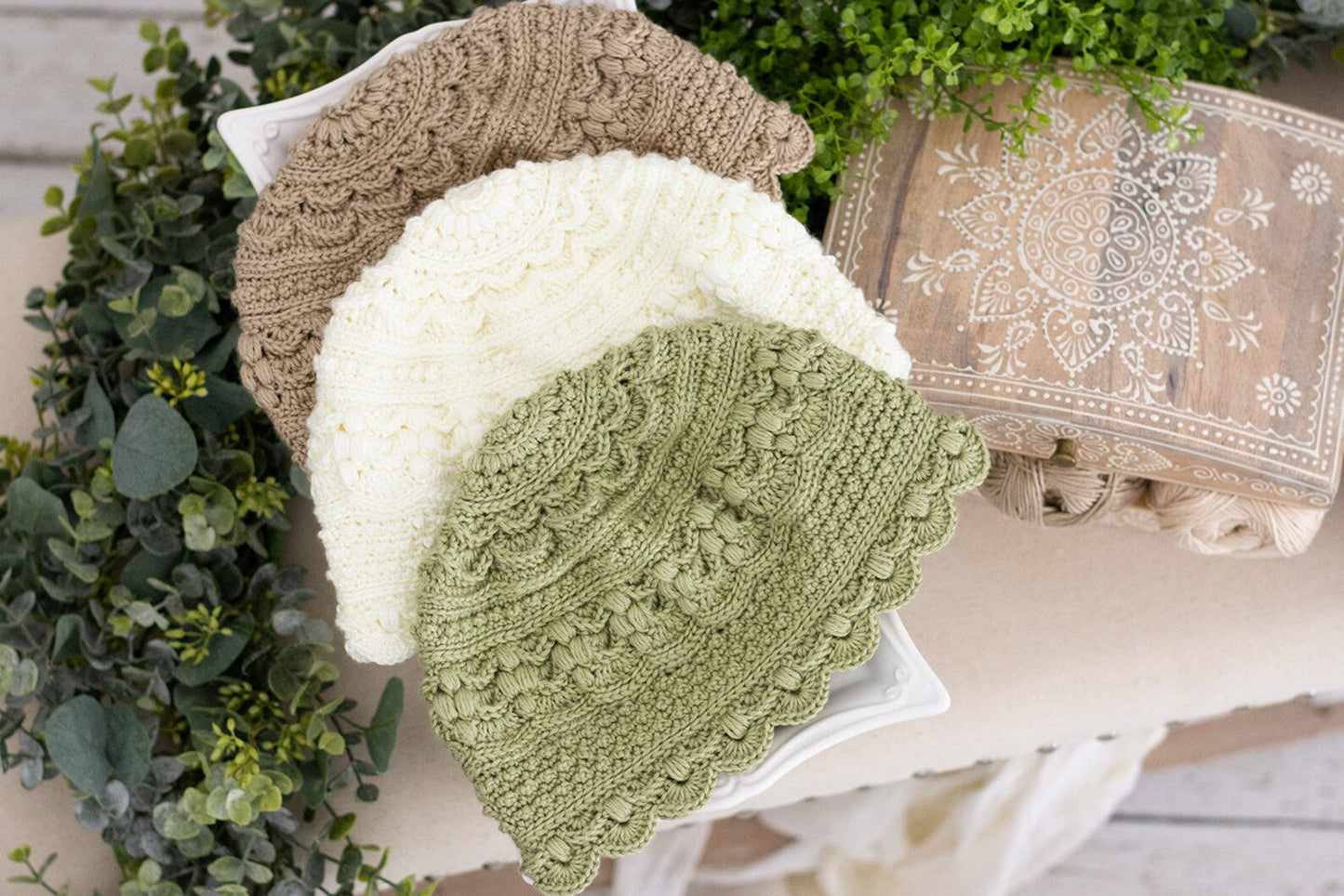 Textured Crochet Beanie Pattern