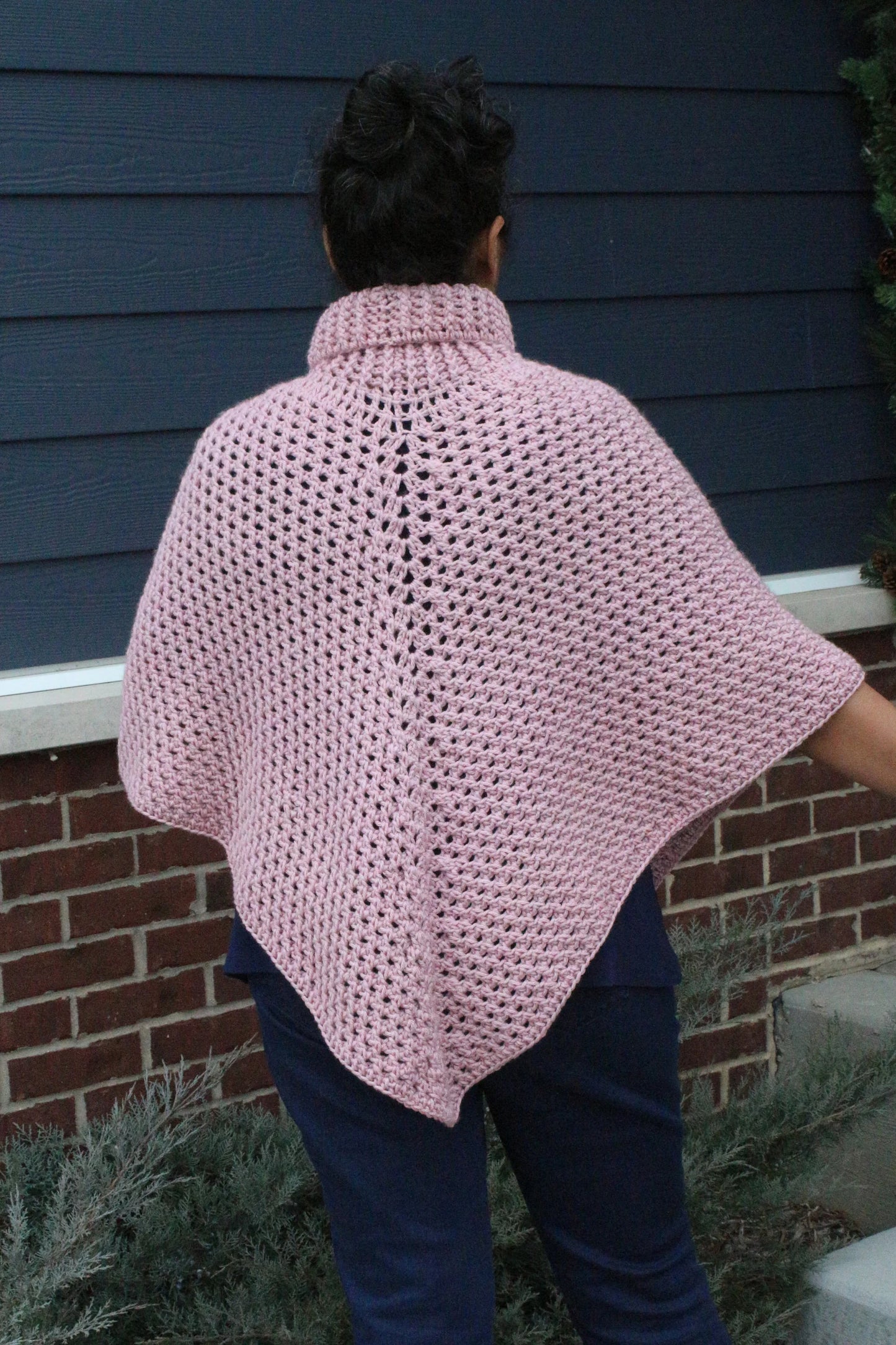 Textured Crochet Poncho Pattern