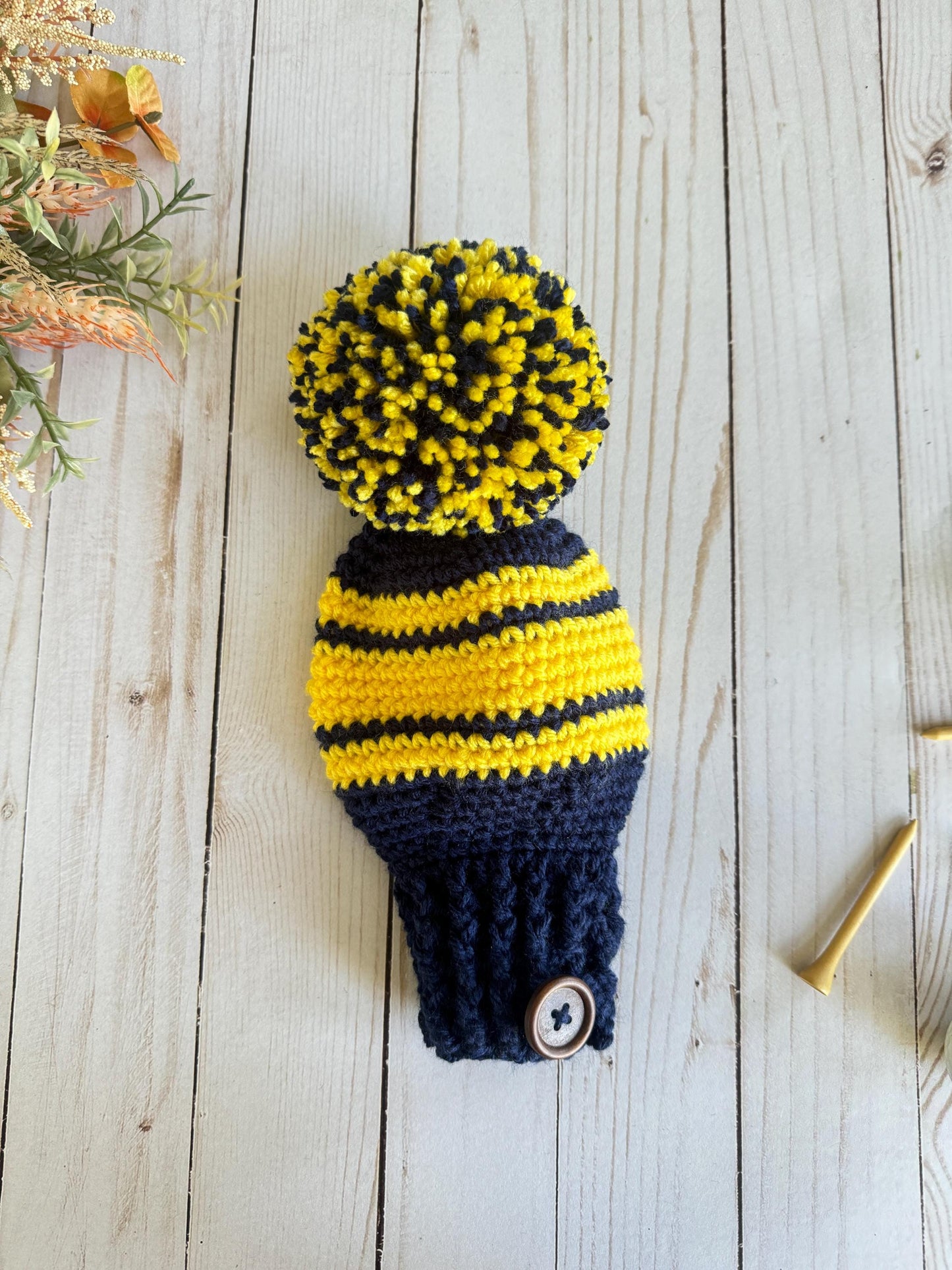 Team Golf Head Cover Crochet Pattern