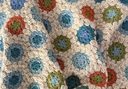 Granny Hexagon Temperature Blanket Crochet Pattern