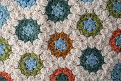 Granny Hexagon Temperature Blanket Crochet Pattern