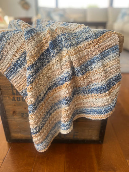 Tiny Kisses Baby Blanket Knitting Pattern