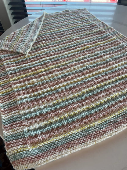 Tiny Kisses Baby Blanket Knitting Pattern