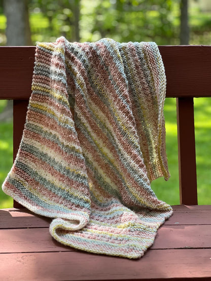 Tiny Kiss Baby Blanket Knitting Pattern