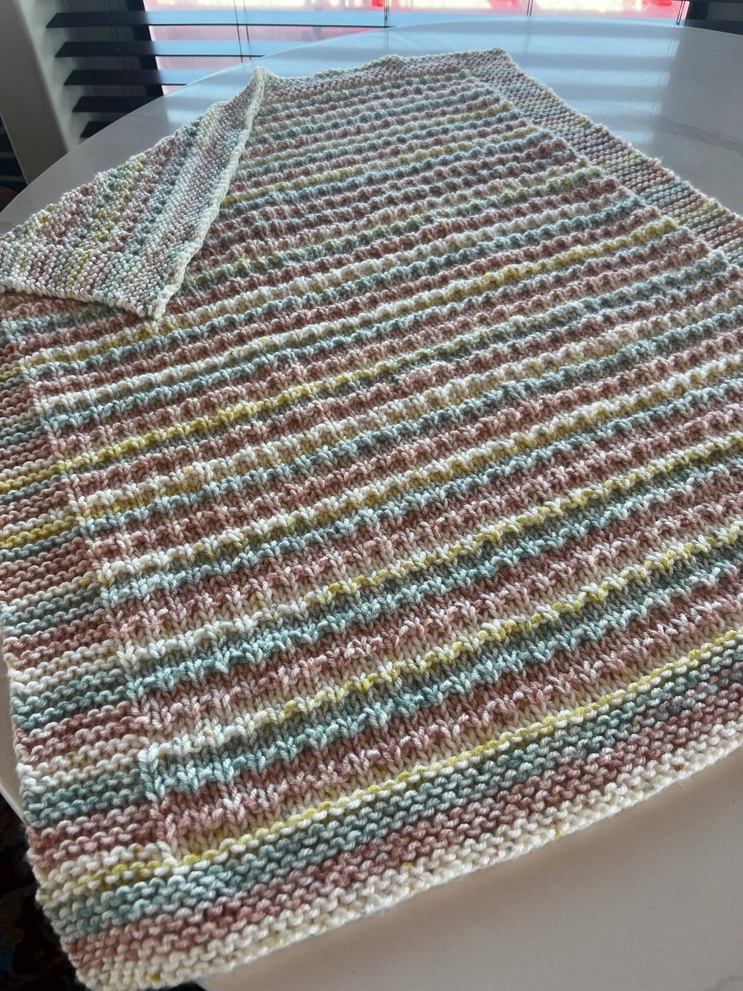 Tiny Kiss Baby Blanket Knitting Pattern