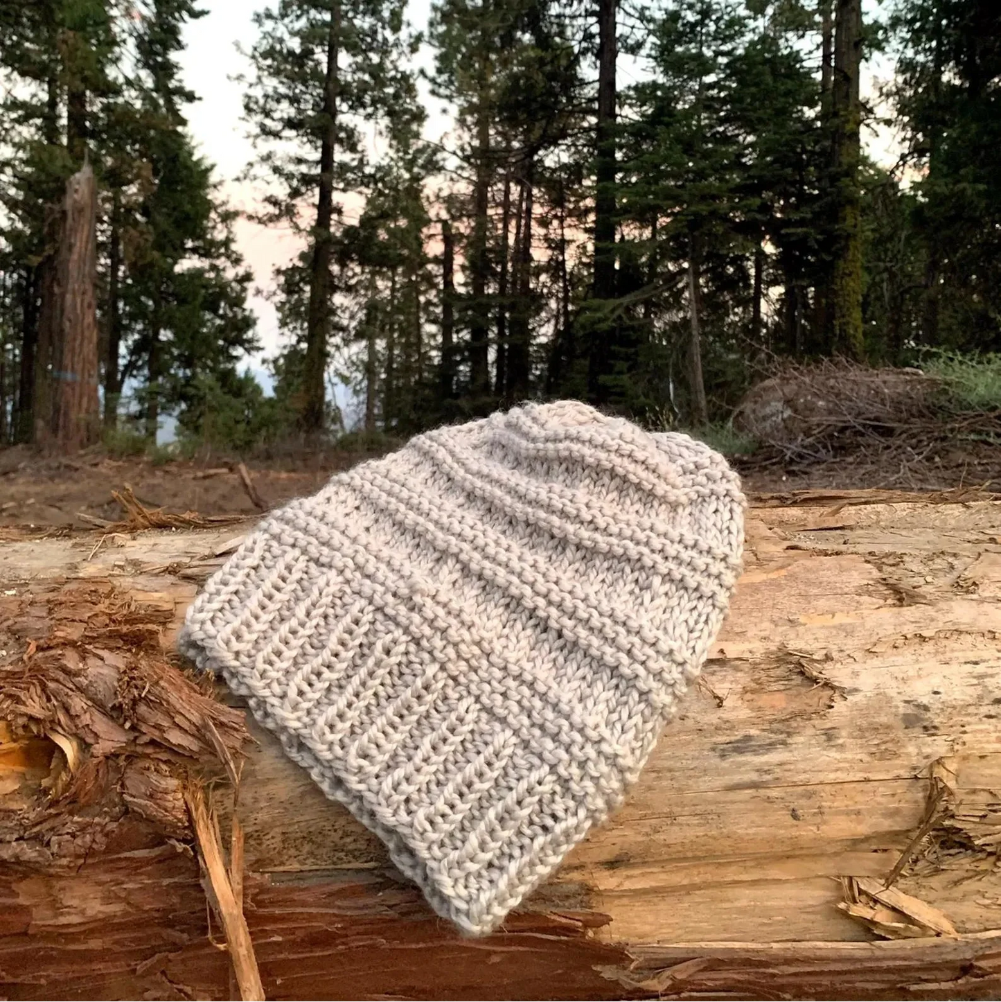 Unisex Slouchy Beanie Knitting Pattern