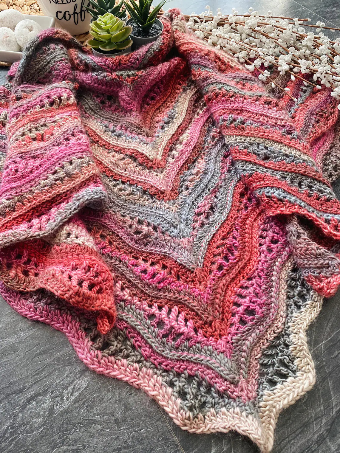 Victorian Shawl Crochet Pattern