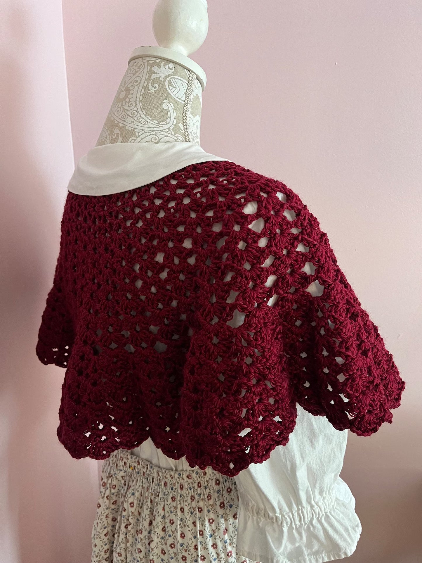 Victorian Capelet Crochet Pattern