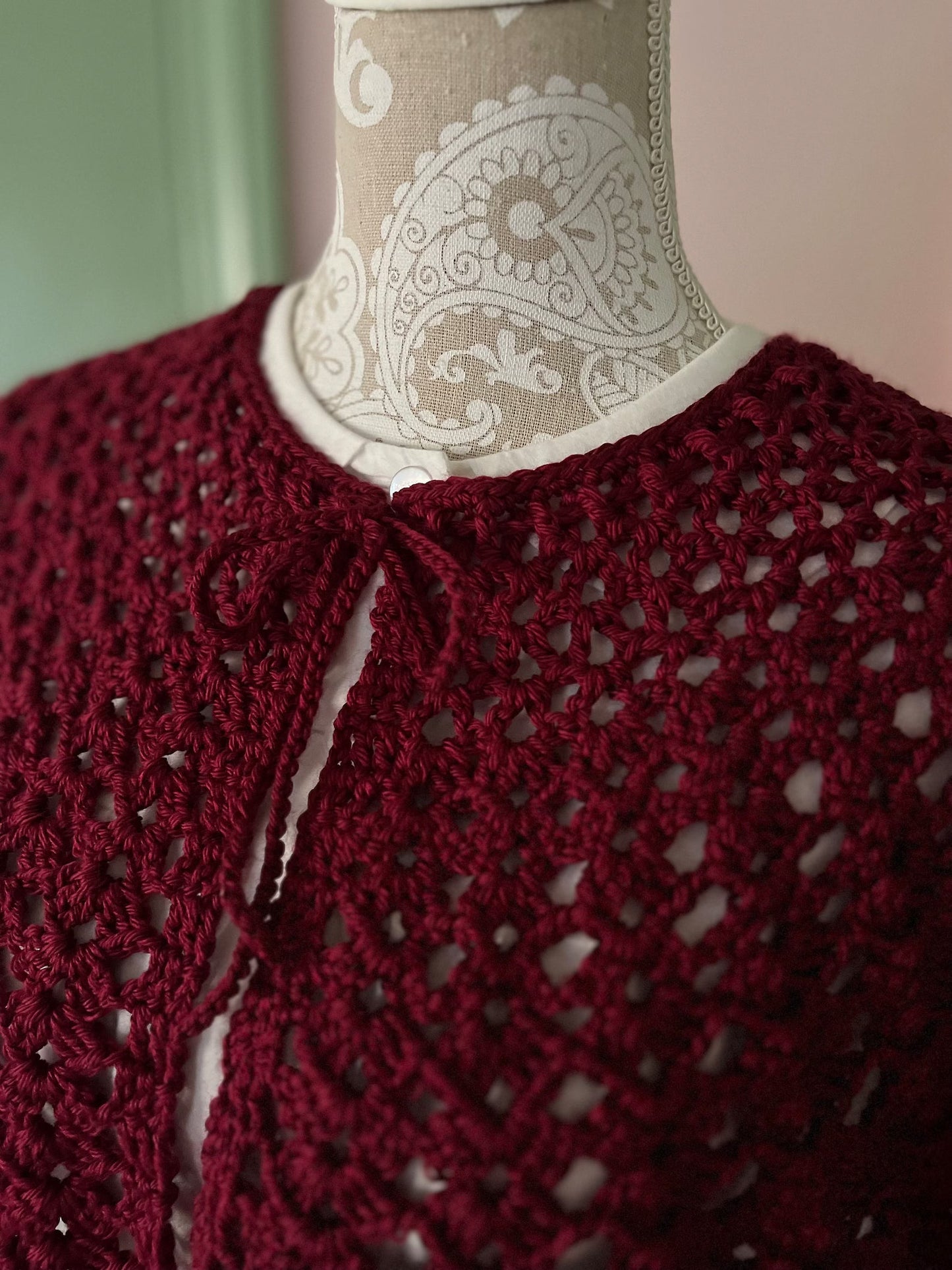 Victorian Capelet Crochet Pattern