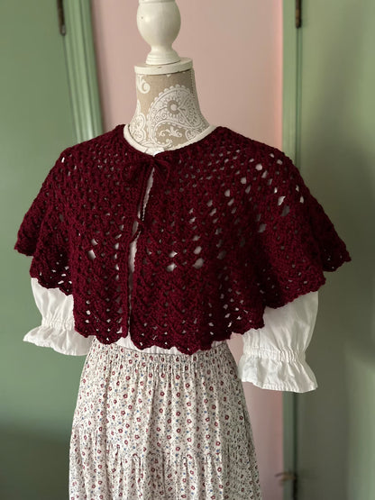 Victorian Capelet Crochet Pattern