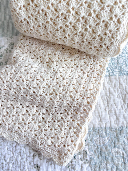 Vintage-Inspired Throw Blanket Crochet Pattern