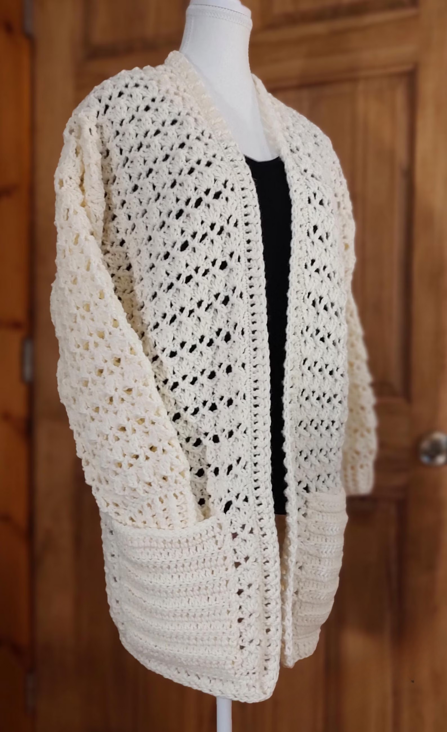 Vintage Lace Crochet Cardigan Pattern