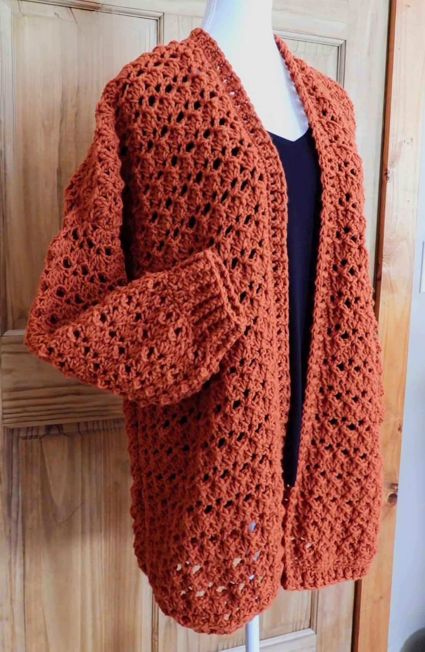Vintage Lace Crochet Cardigan Pattern