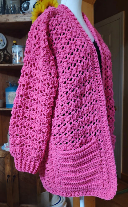 Vintage Lace Crochet Cardigan Pattern