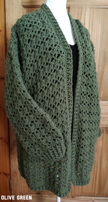 Vintage Lace Crochet Cardigan Pattern