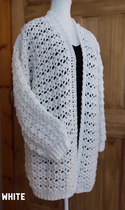 Vintage Lace Crochet Cardigan Pattern