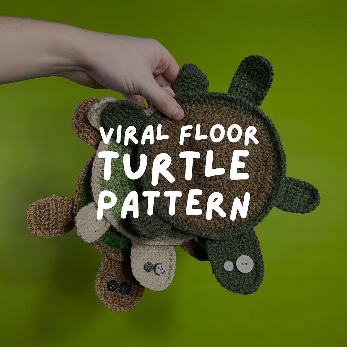 Viral Floor Turtle Crochet Pattern