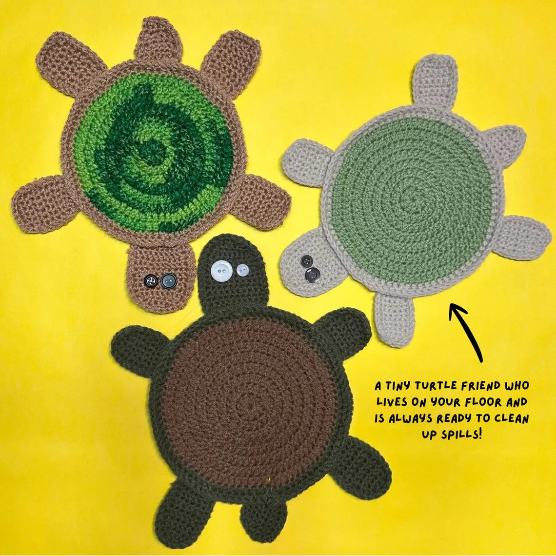 Viral Floor Turtle Crochet Pattern