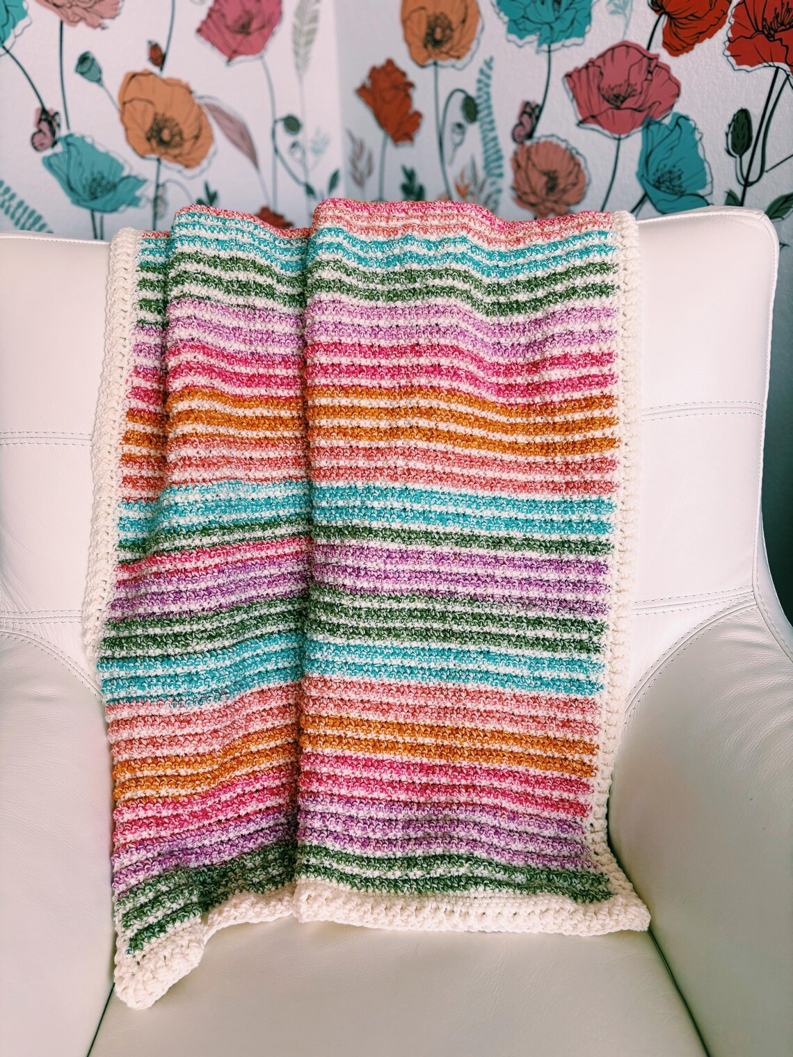 Waffle Stitch Crochet Blanket Pattern