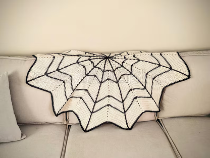 Spider Web Blanket Crochet Pattern