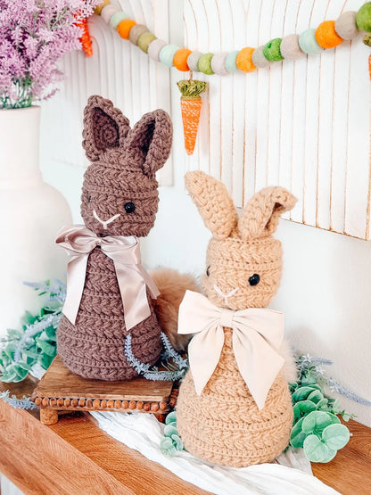 Wheat Stitch Bunny Crochet Pattern