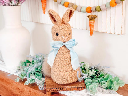Wheat Stitch Bunny Crochet Pattern