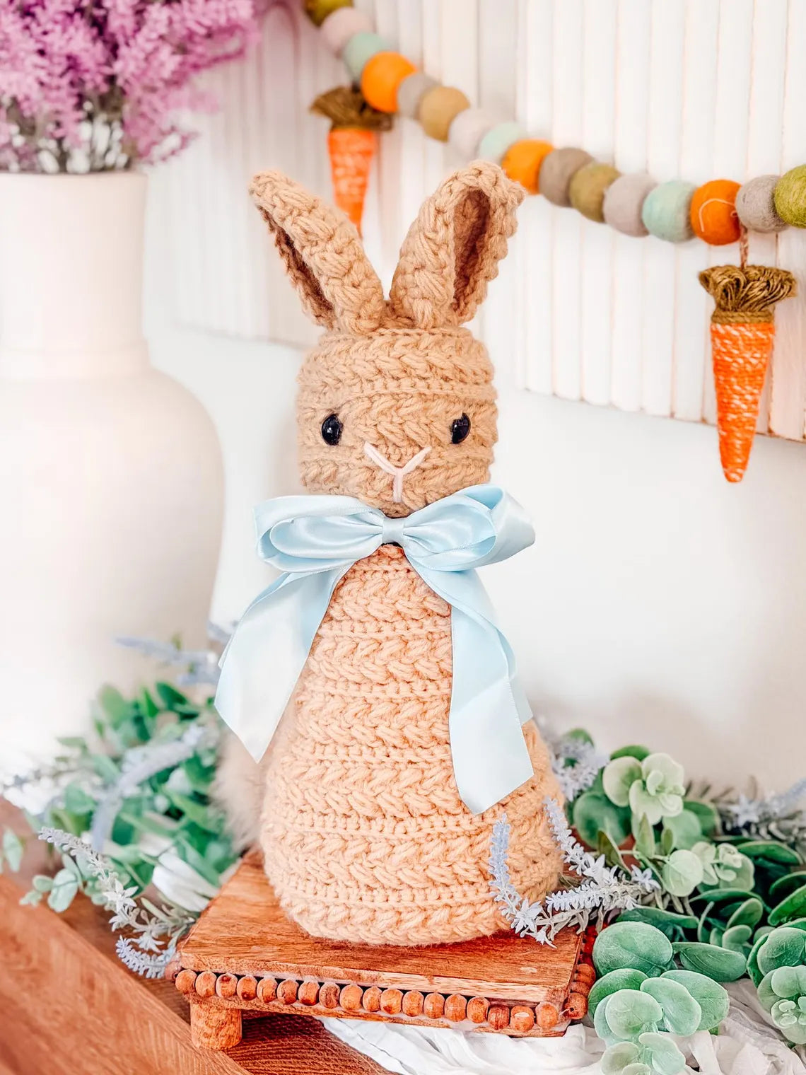 Wheat Stitch Bunny Crochet Pattern