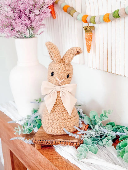 Wheat Stitch Bunny Crochet Pattern