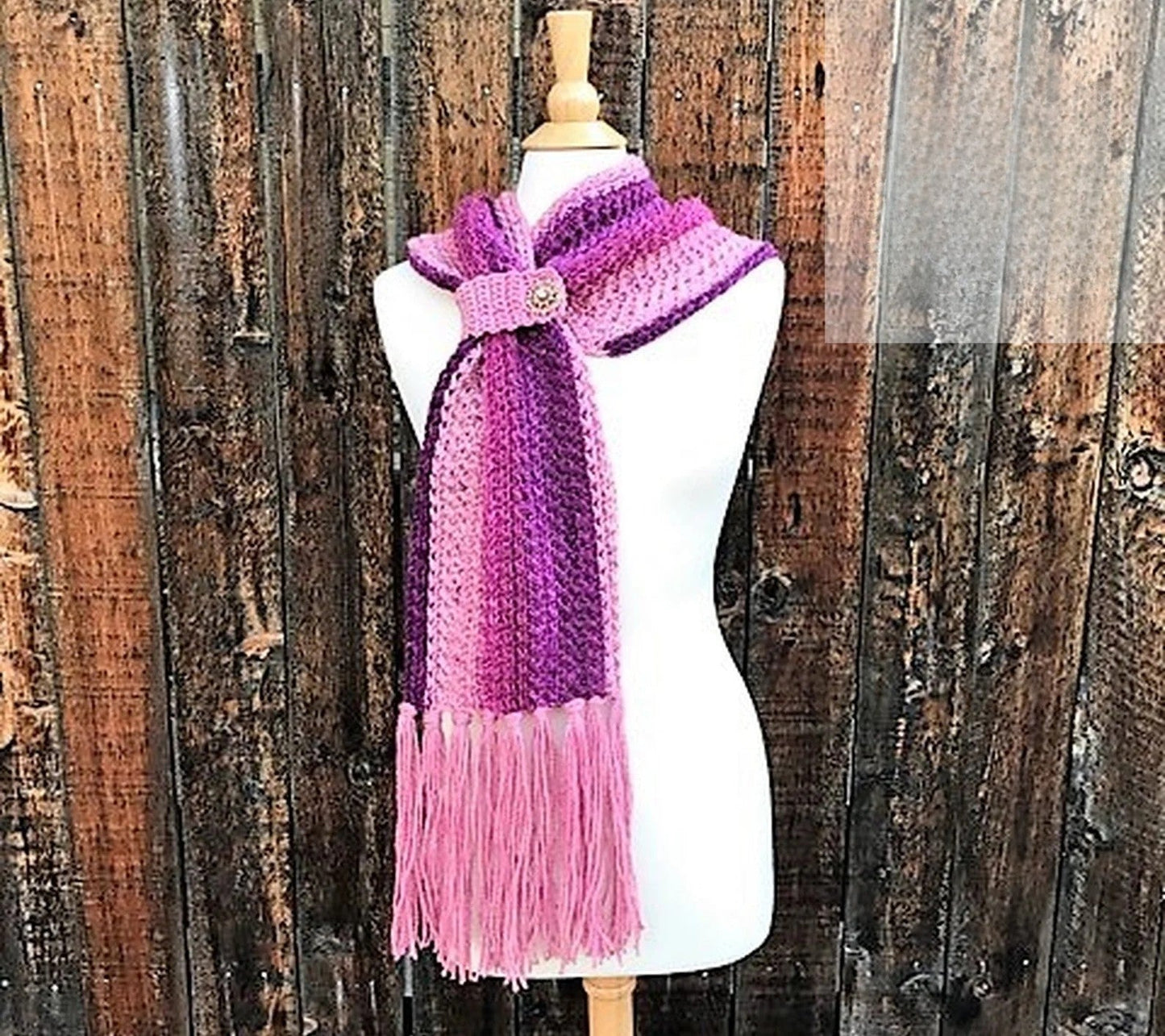 Winter Wishes Scarf Crochet Pattern