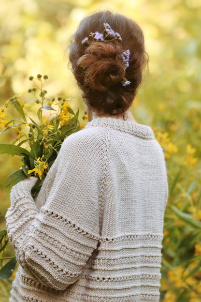 Worsted-Weight Raglan Sweater Knitting Pattern
