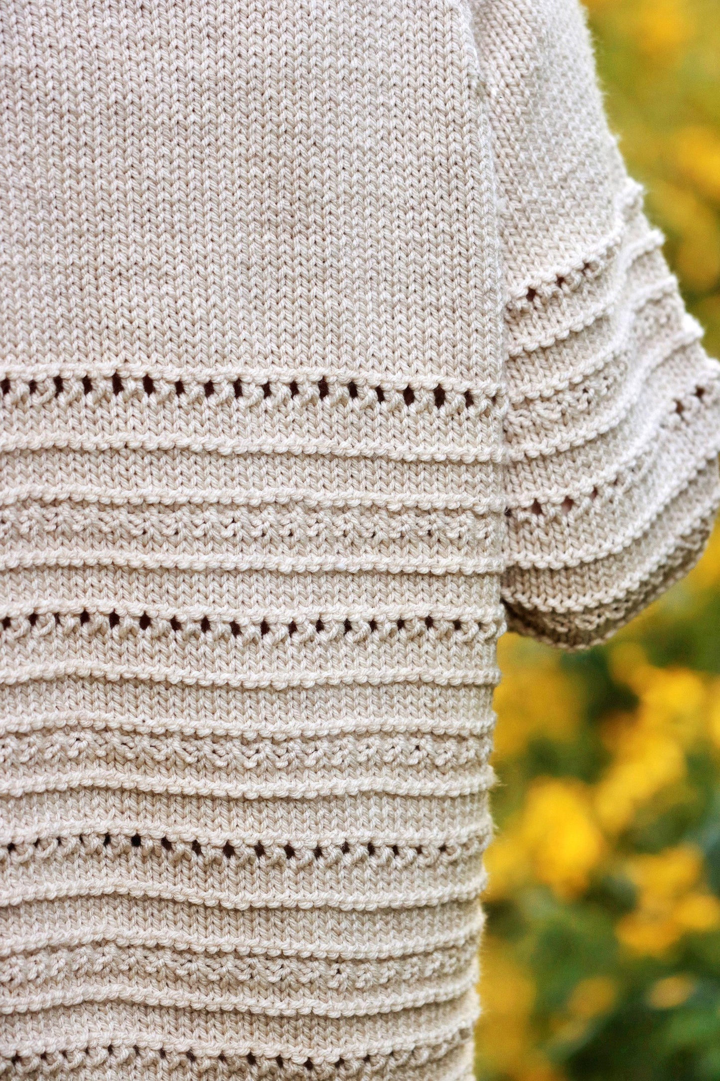 Worsted-Weight Raglan Sweater Knitting Pattern