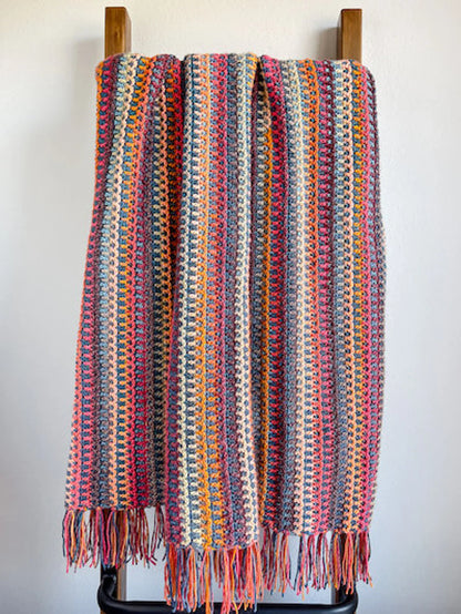 Woven Blanket Crochet Pattern