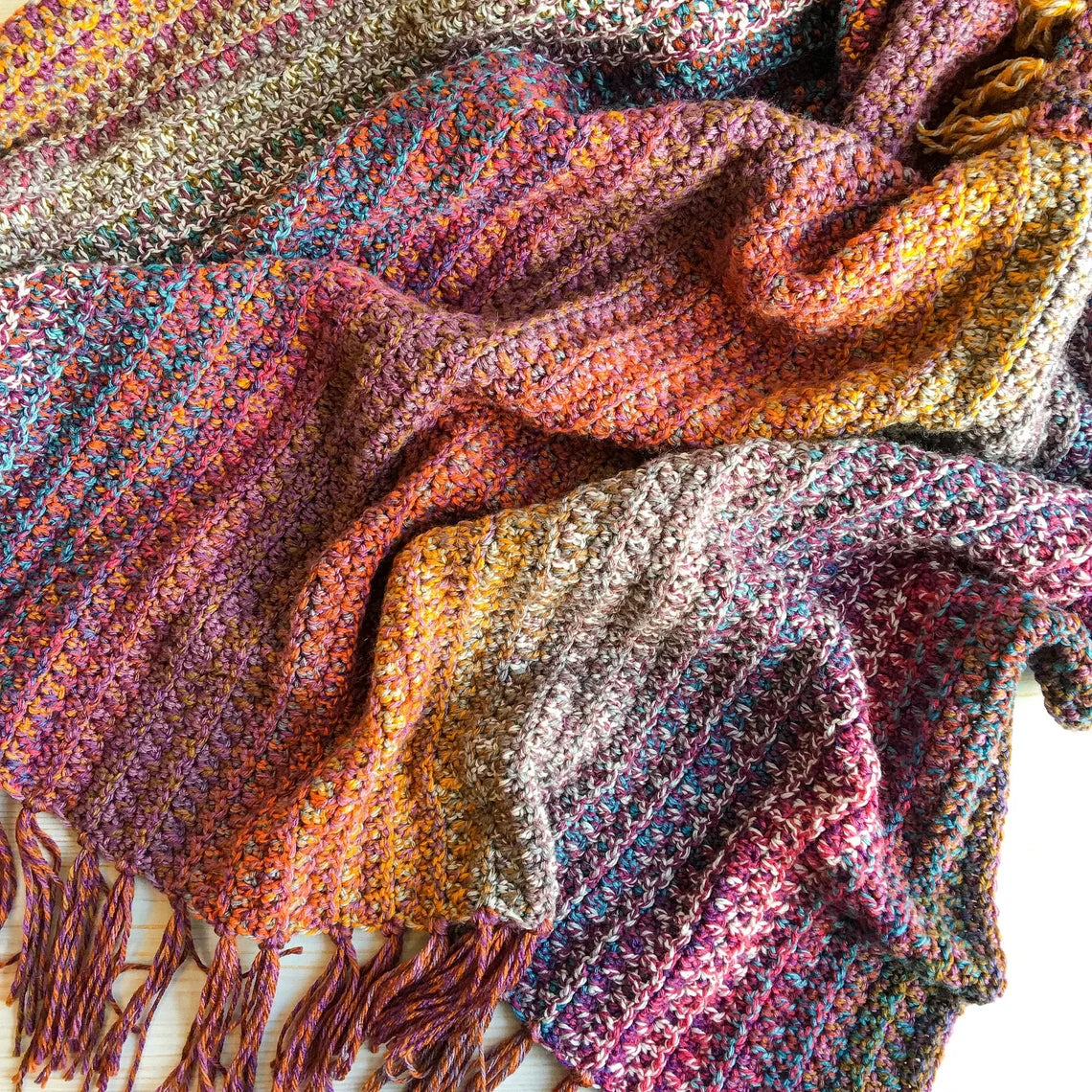 Woven Blanket Crochet Pattern