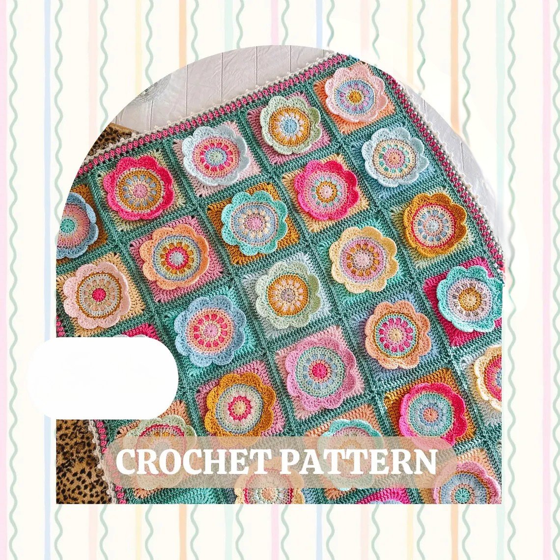 Wynona Bloom Blanket Crochet Pattern