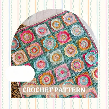 Wynona Bloom Blanket Crochet Pattern