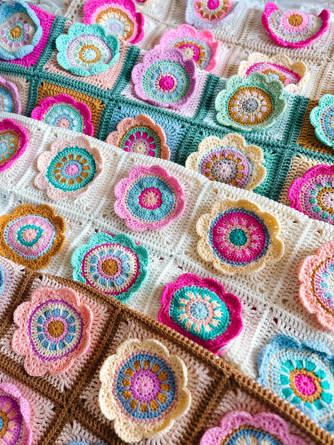 Wynona Bloom Blanket Crochet Pattern