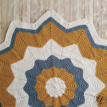 Star Baby Blanket Crochet Pattern