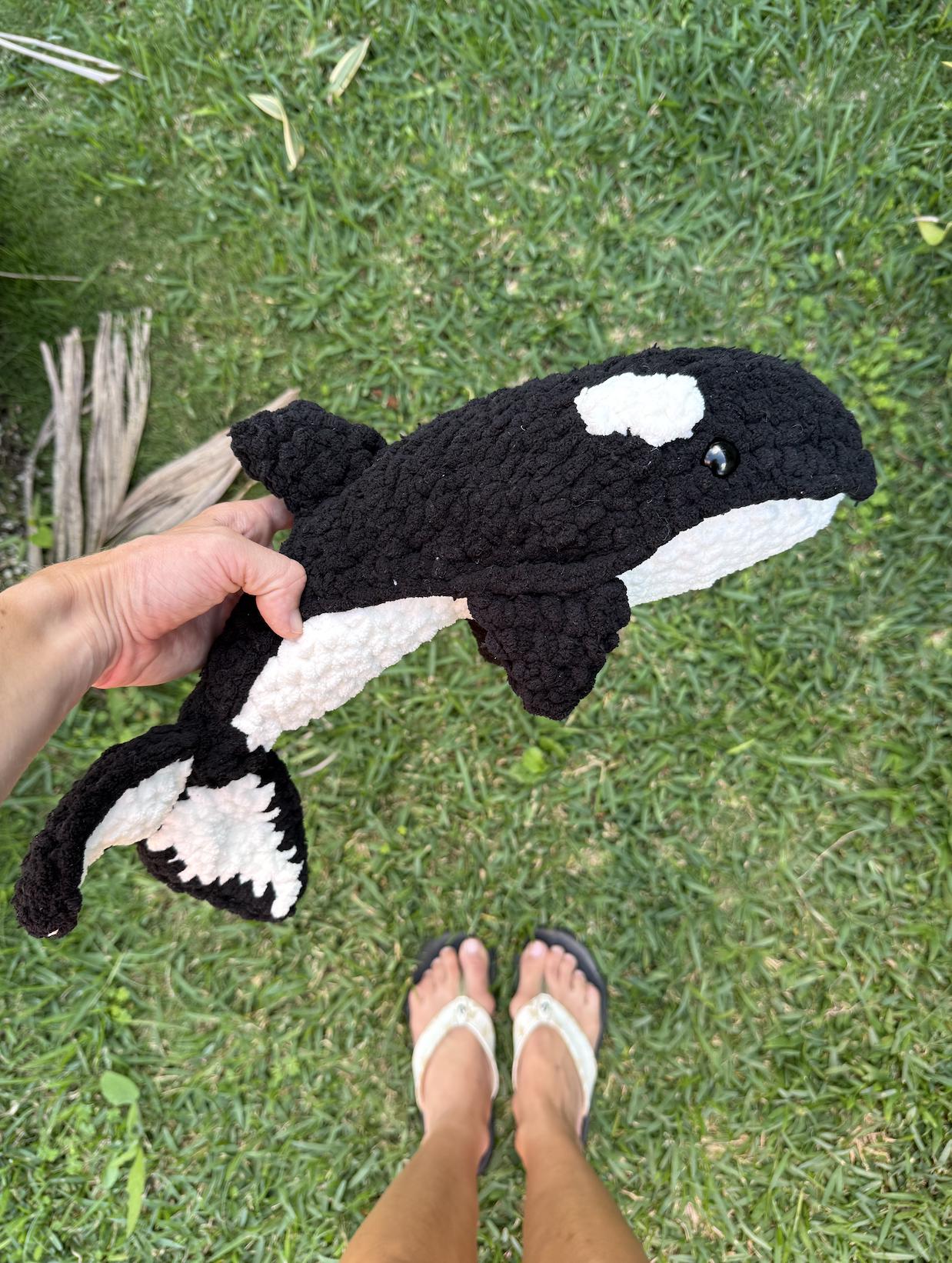 Orca Whale Amigurumi Crochet Pattern