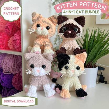 Kitten Bundle Crochet Pattern