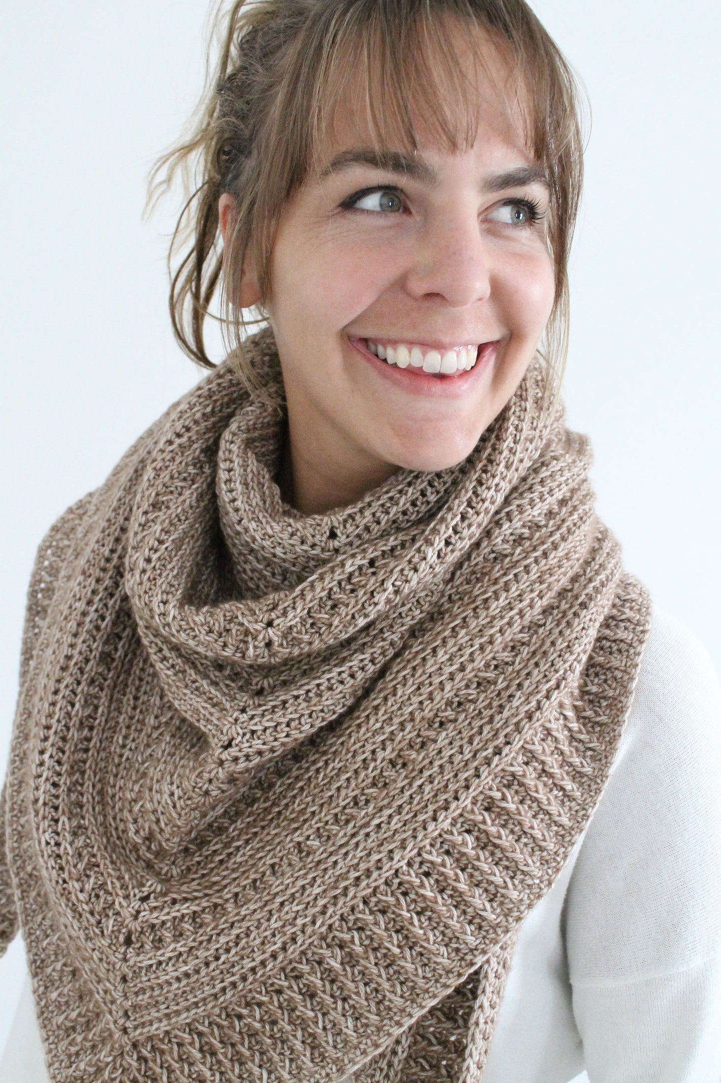 Branch Out Triangle Shawl Crochet Pattern